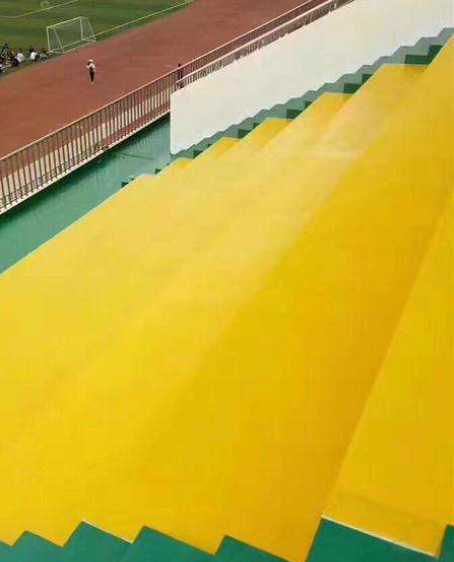 温岭球场台阶翻新修补改造
